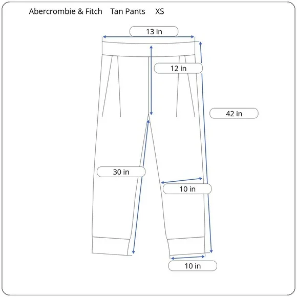 Abercrombie NEW Linen-Blend Sloane Wide Leg Pants Womens XS Reg Quiet Luxury - Picture 9 of 9